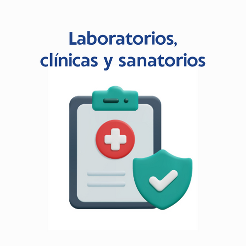 Laboratorios, clínicas y sanatorios del país